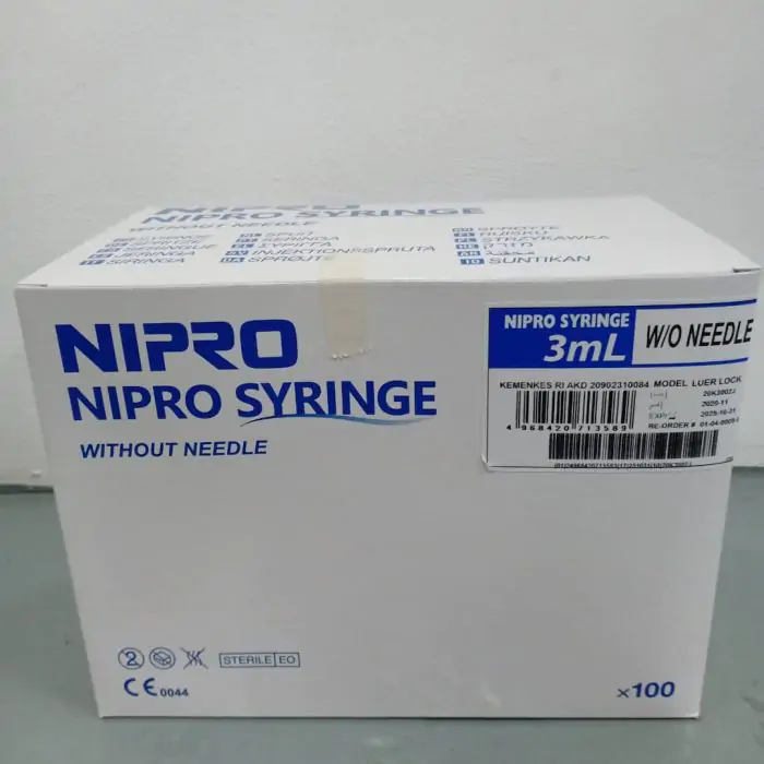 3cc syringe nipro