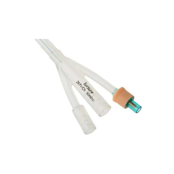 3way foley catheter silicone 16fr 18fr 20fr 22fr 24fr