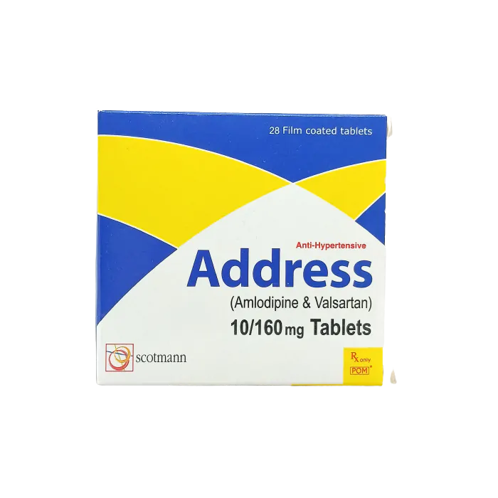 Address 10mg 160mg Tab 28s