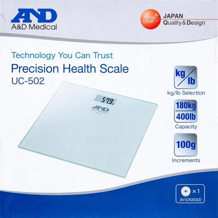 AND UC502 Digital Bathroom Scale