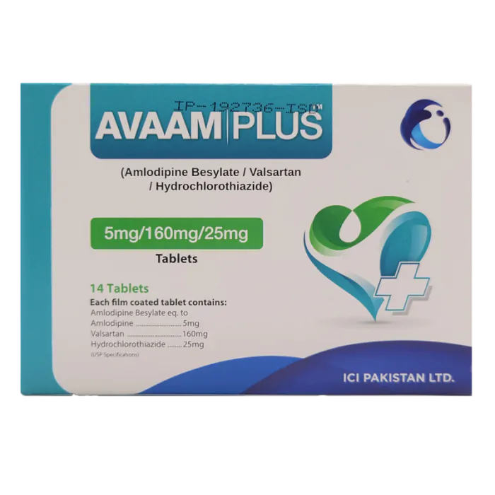 Avaam Plus 5mg 160mg 25mg TAB