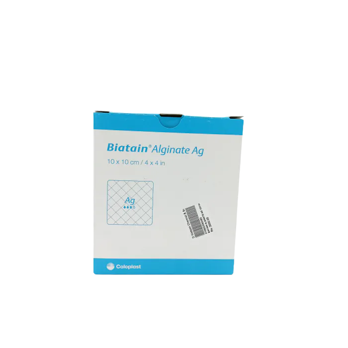 Biatain alginate ag 10x10cm 4x4in ref 3760