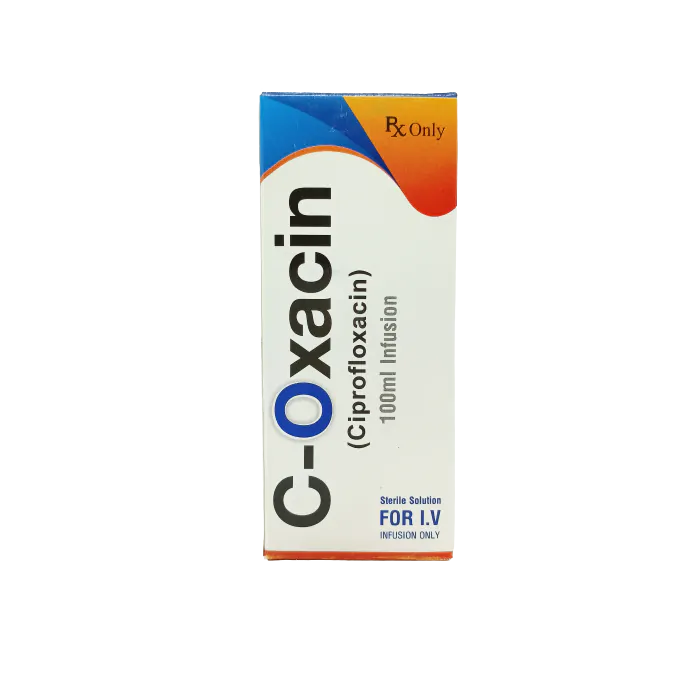C oxacin 200mg 100ml inj