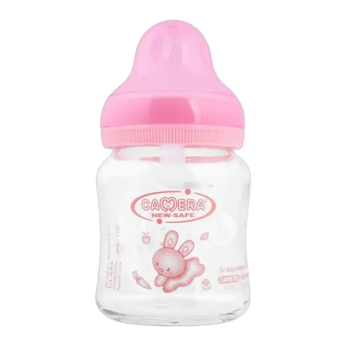 Camera Feeding Glass Bottle 120ml