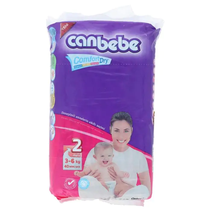 Canbebe Baby Diapers Mini Jumbo Eco no 2 3- 6kg