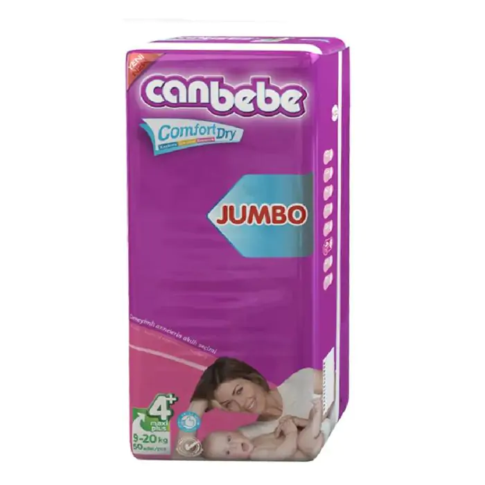 Canbebe Diaper Jumbo Pack no 4 46pcs