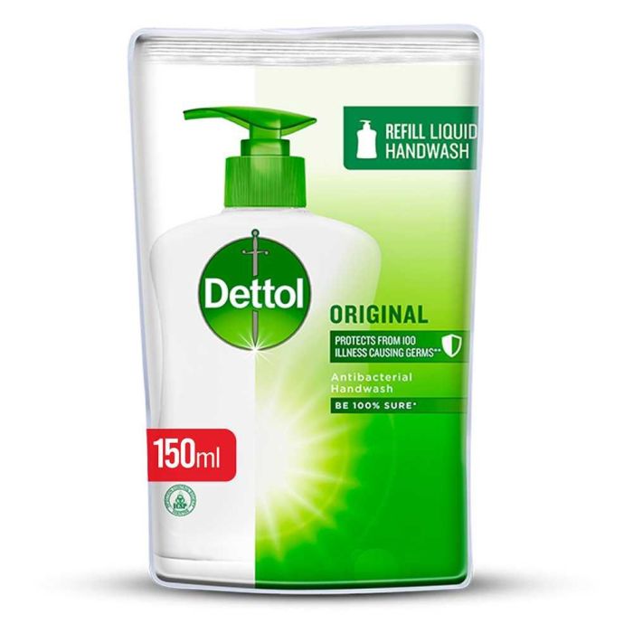 Dettol Hand Wash 150ml Pouch Original