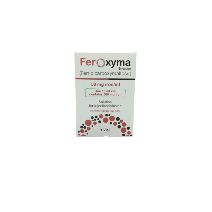 Feroxyma 50mg iron ml inj