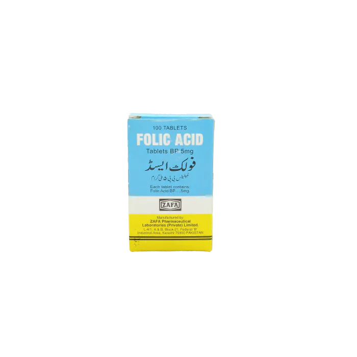 Folic acid 5mg tab (zafa) loose
