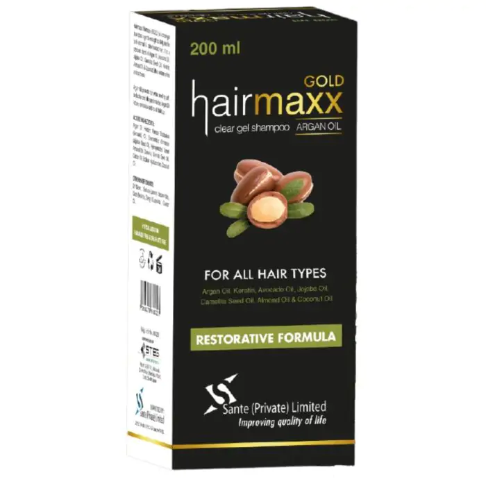 Hair Maxx Clear Gel Shampoo Gold 200ml