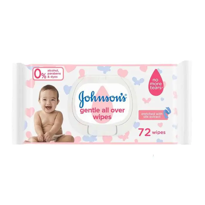 Johnsons Baby Wipes Gentle All Over