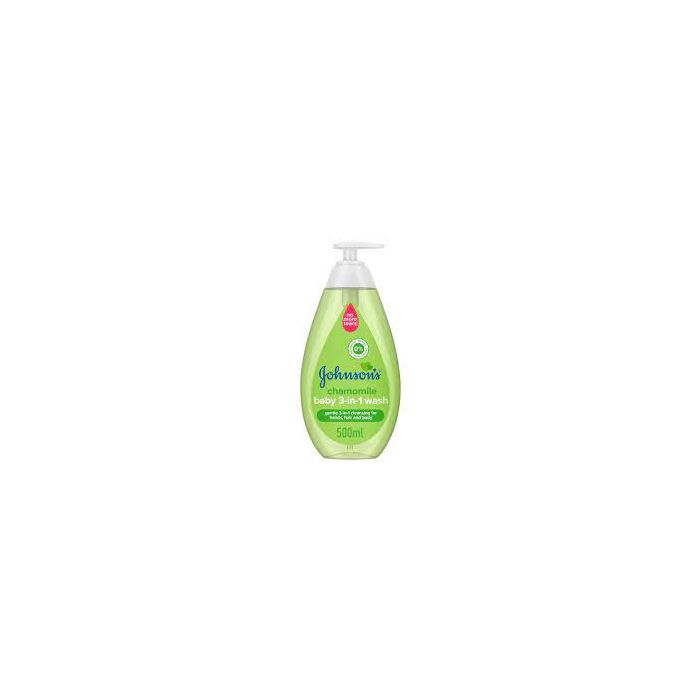 Johnsons Chamomile Baby 3in1 Wash 500ml