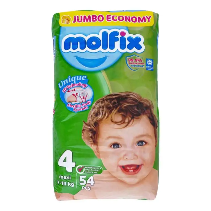 Molfix Baby Diapers Maxi no 4   7-14kg