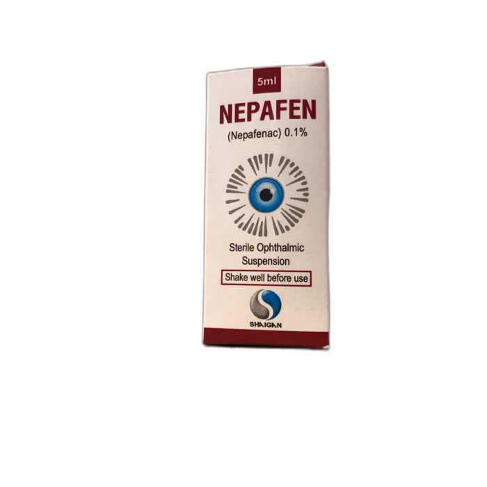 Nepafen eye droop