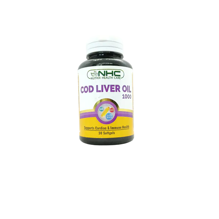 Nhc Cod liver oil 1000mg softgels 30s