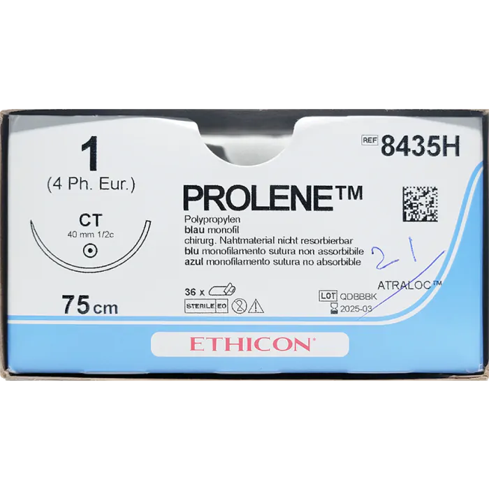 Prolene 1 40mm 1 2c 8435h