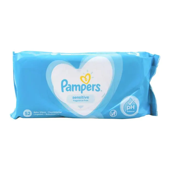 Pampers Sensitive Fragrance Free 52 Wipes