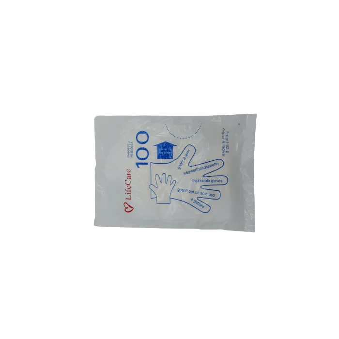Polythene gloves