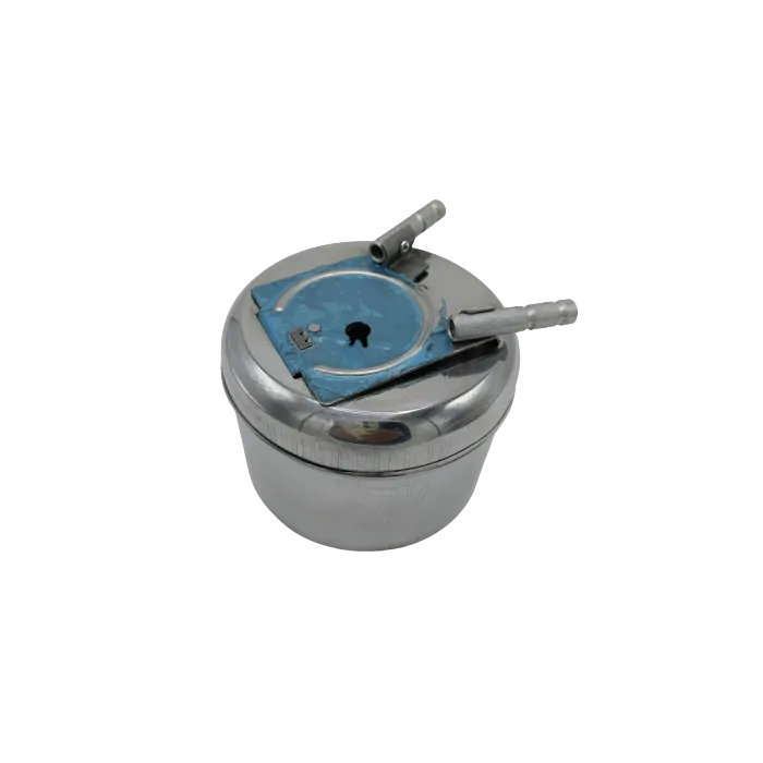 Syringe cutter steel body
