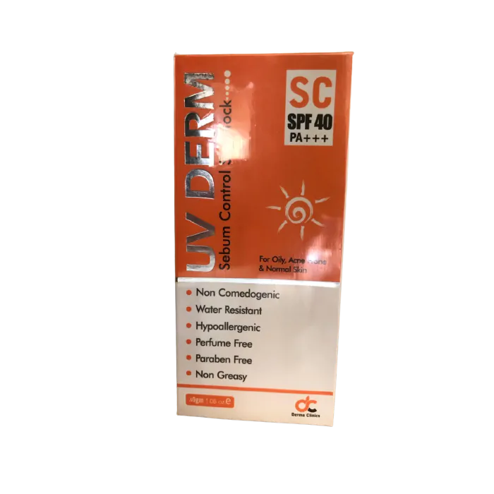 Uv derm sc spf40 sunblock