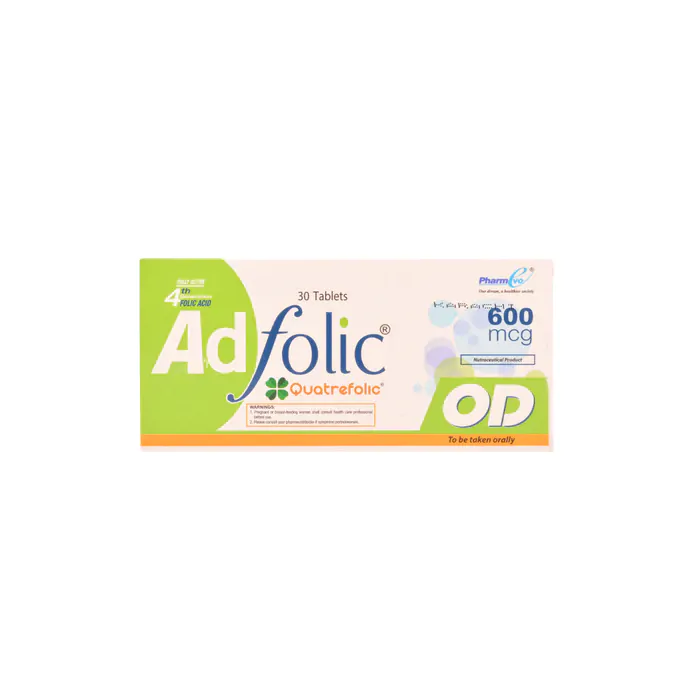 Ad Folic 600mcg OD Tab