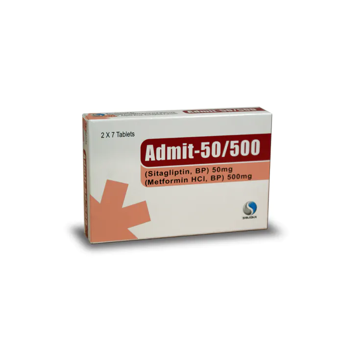 Admit 50mg tab 14s