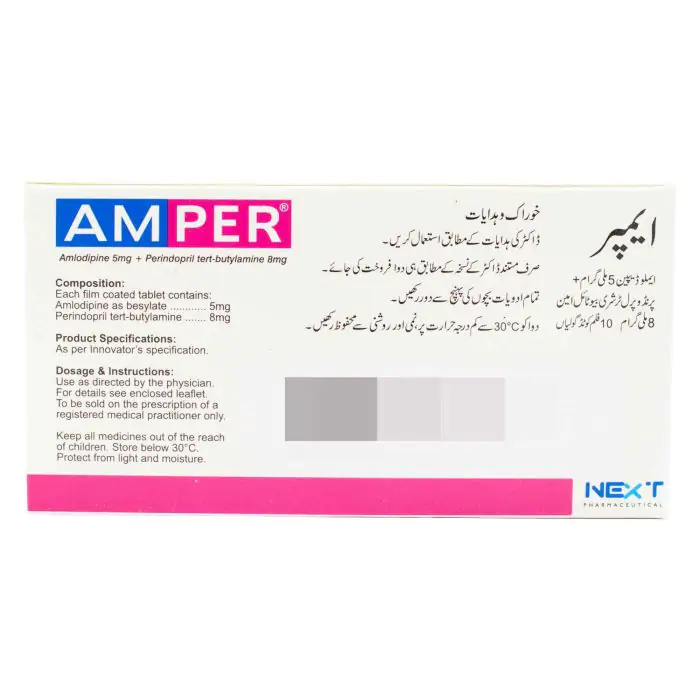 Amper 5 8mg Tab