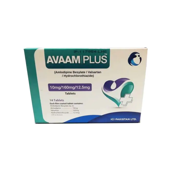 Avaam Plus 10mg 160mg 12.5mg