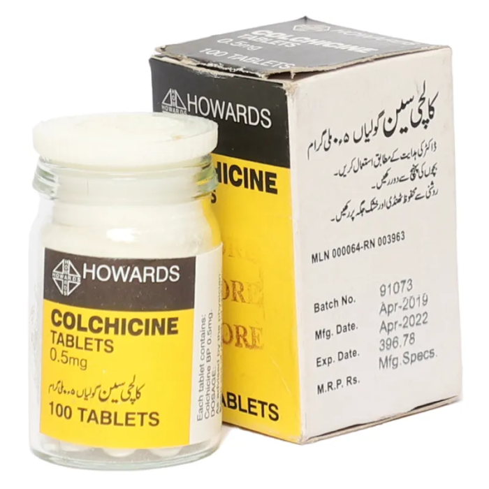 Colchicine 0.5mg Tab
