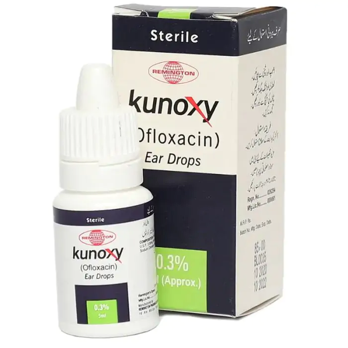 Kunoxy 0.3% ear drops
