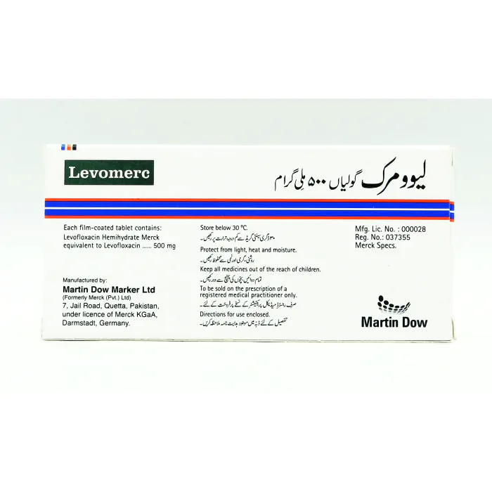 Levomerc 500mg tab 10s