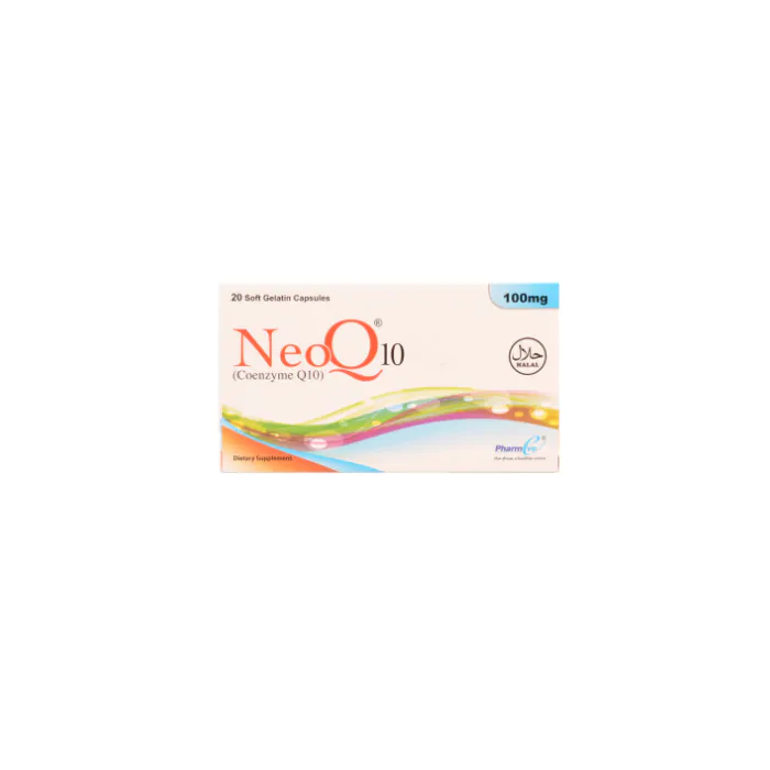 Neo q 10mg 100mg cap