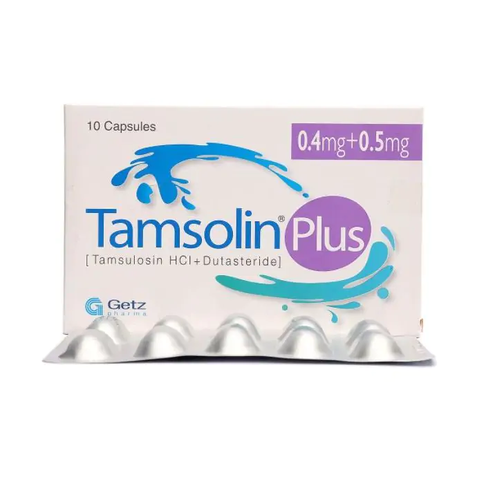 Tamsolin plus 0.4mg 0.5mg cap