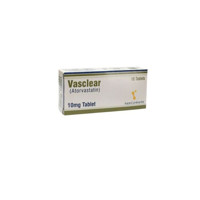 Vasclear 10mg tab