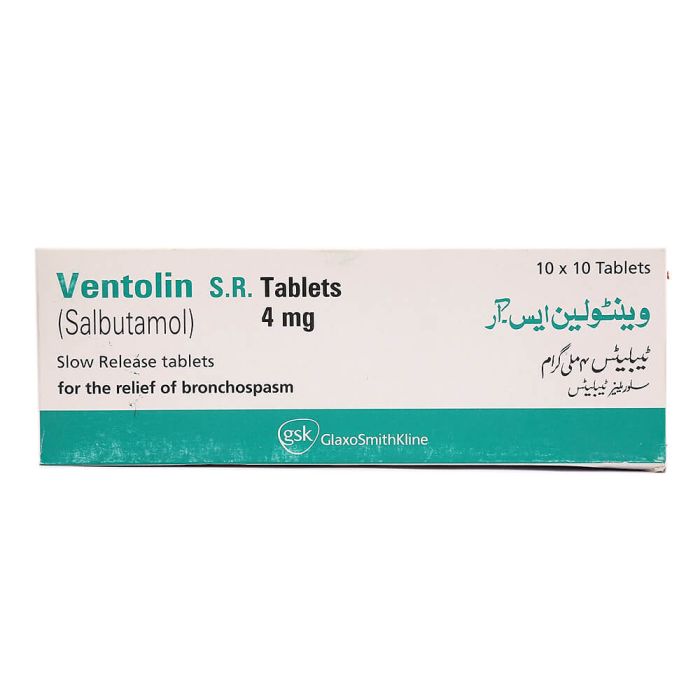 Ventolin sr 4mg tab