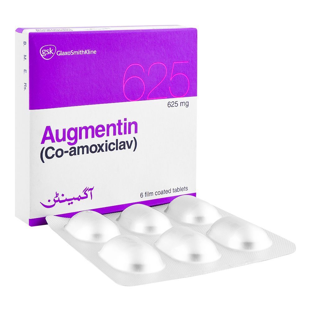 Augmentin Tablet, 625mg, 6-Pack