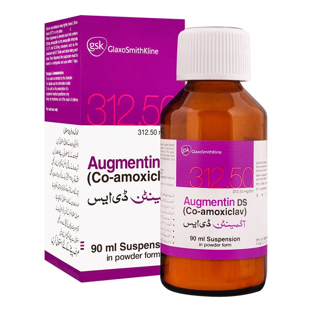 Augmentin DS 312.5mg Syrup, 90ml