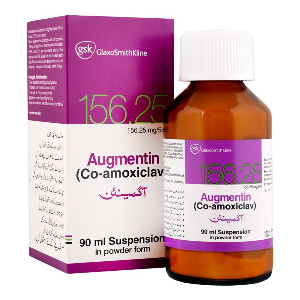 Augmentin Syrup, 156.25mg/5ml