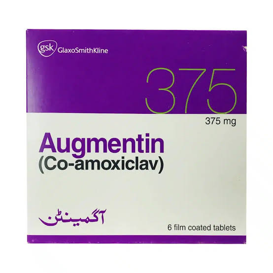 Augmentin Tablet, 375mg, 6-Pack - Image 3